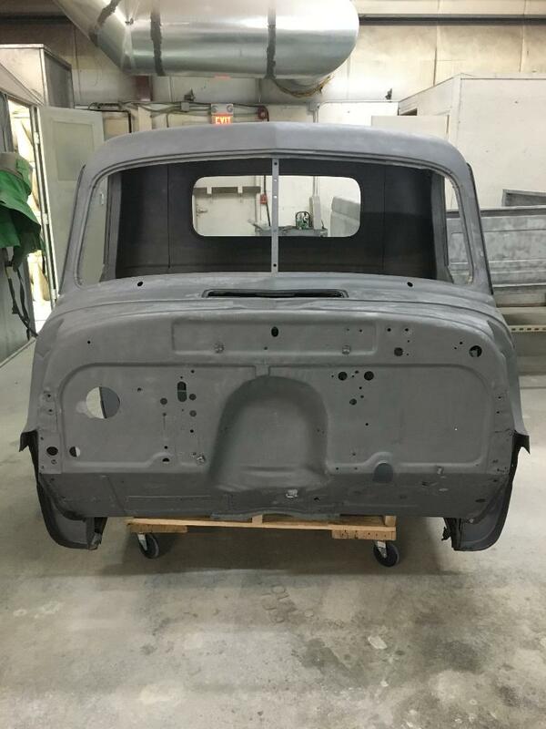 49 Chevy Pickup mediablasted and zinced